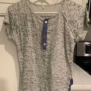 Heather Grey Henley